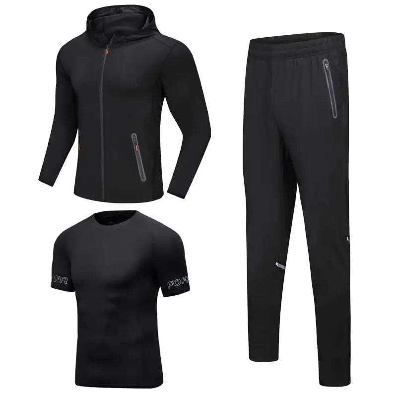 Three-Piece Running Suit for Active Lifestyle